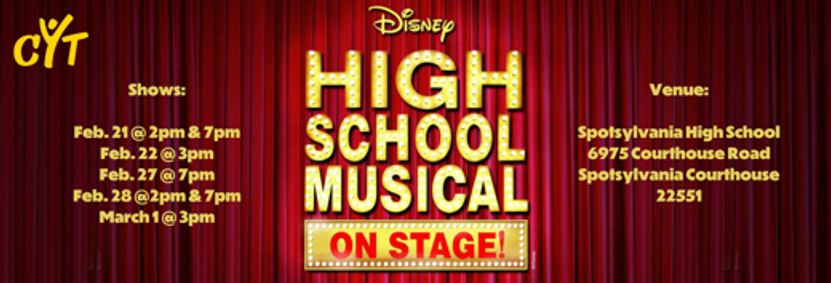 High School Musical show poster