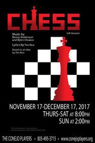 Chess show poster