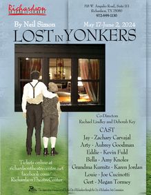 LOST IN YONKERS show poster