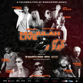 Majulah Live x It's A Rap show poster
