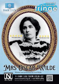 Mrs Oscar Wilde show poster
