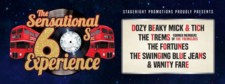 The sensational 60s experience show poster