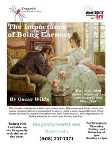 The Importance of Being Earnest show poster