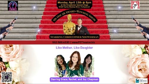 P3's April Cozy Cabaret show poster