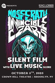 NOSFERATU (1922) with live score by The Invincible Czars show poster