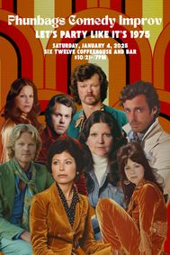 Phunbags Comedy Improv show poster
