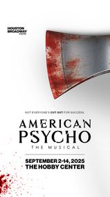 American Psycho the Musical show poster