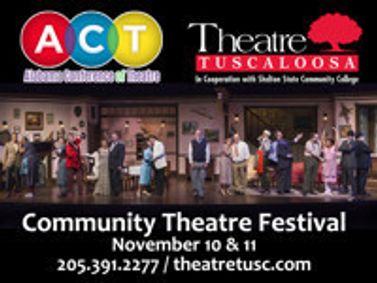 Alabama Community Theatre Festival show poster
