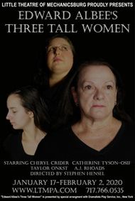 Edward Albee's Three Tall Women show poster