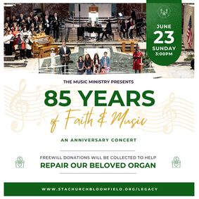 85 Years of Faith and Music: An Anniversary Concert show poster