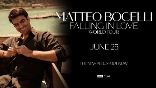 Matteo Bocelli - Falling In Love World Tour show poster