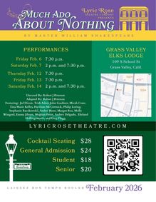 Much Ado About Nothing show poster