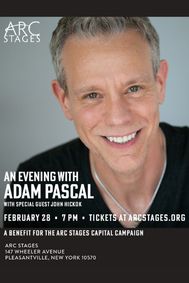 An Evening with Adam Pascal show poster