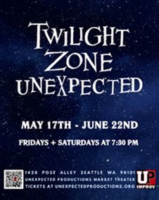 Twilight Zone Unexpected: Improvised show poster