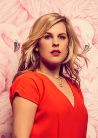 Bryony Twydle: Flamingo show poster