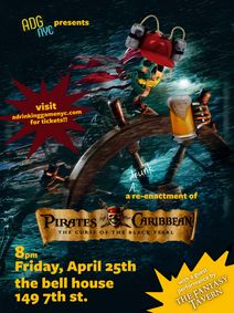 Pirates of the Caribbean show poster