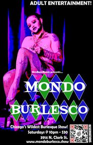 Mondo Burlesco show poster