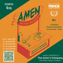 Amen: Talk to God, Tours sold here!