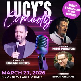 Lucy's Comedy show poster