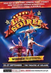 LA SOIREE show poster