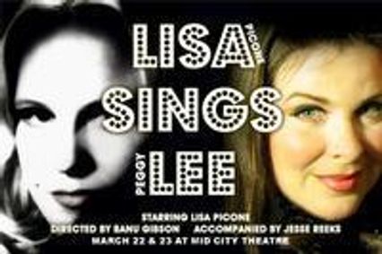 Lisa Sings Lee show poster