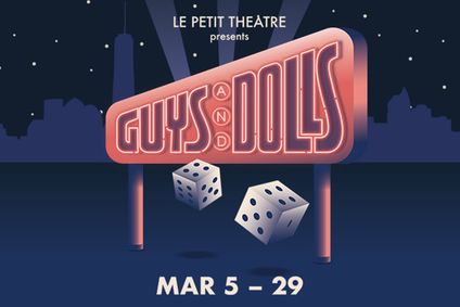 Guys and Dolls: A Musical Fable of Broadway show poster