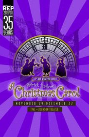 Patrick Barlow's A CHRISTMAS CAROL show poster