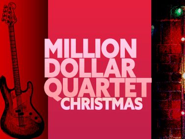 Million Dollar Quartet Christmas show poster