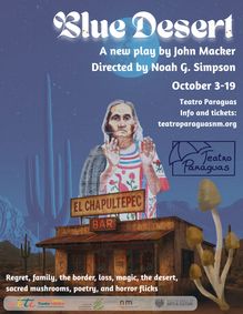 Blue Desert show poster