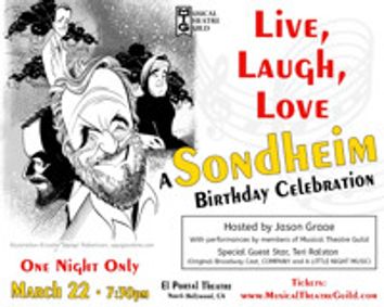 Live, Laugh, Love: A Sondheim Birthday Celebration show poster