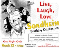 Live, Laugh, Love: A Sondheim Birthday Celebration