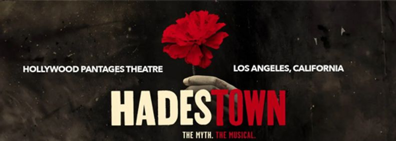 Hadestown at Hollywood Pantages Theatre show poster