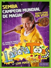 El Mago Semba en Laboratoons, Live Magic Show. show poster