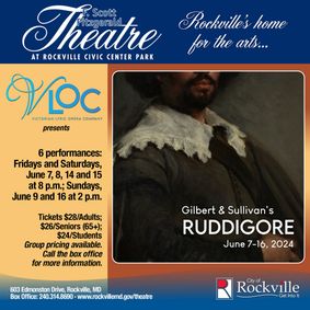 Victorian Lyric Opera Company presents Ruddigore show poster