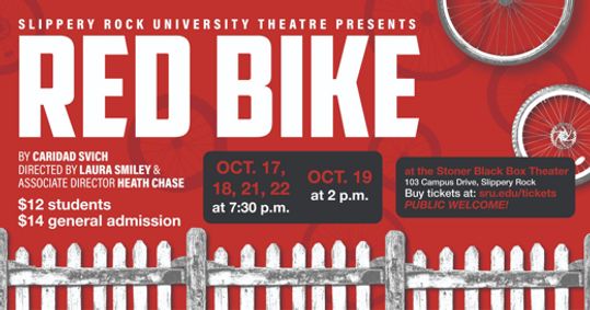 The Red Bike show poster