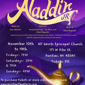 Aladdin, Jr. show poster