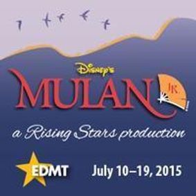 Disney's Mulan, Jr. show poster