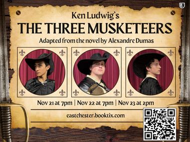 Ken Ludwig's The Three Musketeers show poster