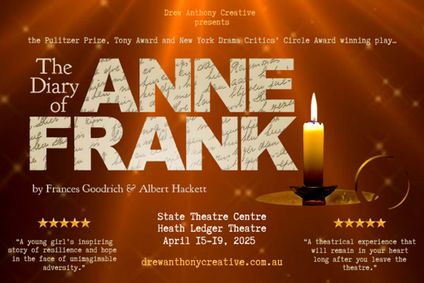 The Diary of Anne Frank show poster