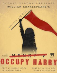 Henry V: Occupy Harry show poster