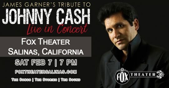 James Garner's Tribute to Johnny Cash show poster