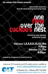 One Flew Over the Cuckoos Nest show poster