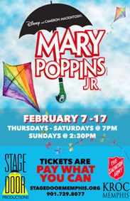 Mary Poppins Jr. show poster