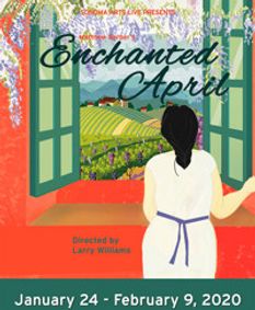 Enchanted April show poster