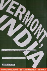 VERMONT, INDIA show poster