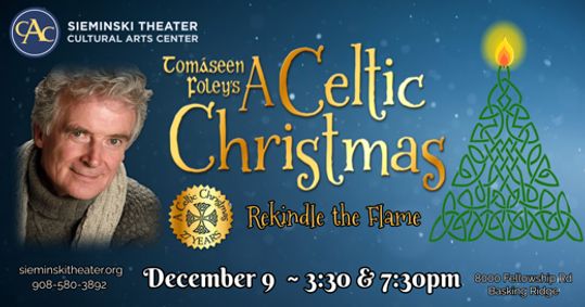 Tomáseen Foley’s A Celtic Christmas show poster