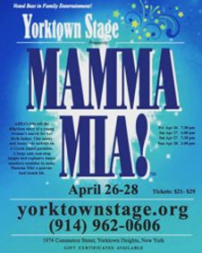 Mamma Mia! show poster