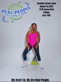 We Aren't AI, We Are Real People: Real People Live Comedy SHow show poster