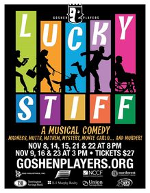 Lucky Stiff show poster