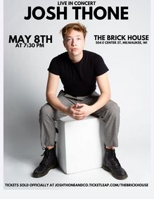 Josh Thone: Live in Concert show poster